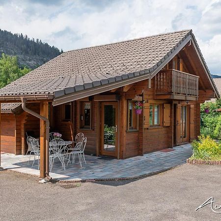 Chalet La Calougeotte, Jardin, Spa Et Sauna Prives Le Menil Exterior photo