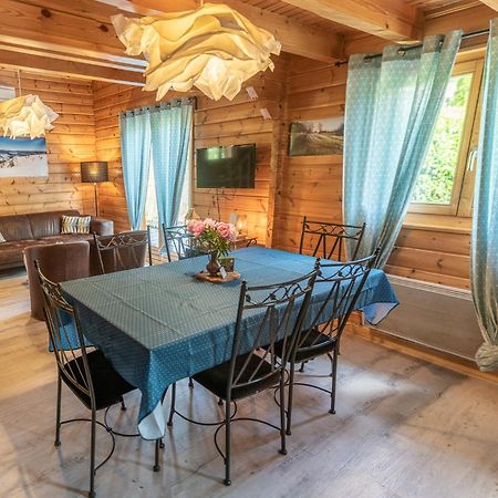 Chalet La Calougeotte, Jardin, Spa Et Sauna Prives Le Menil Exterior photo