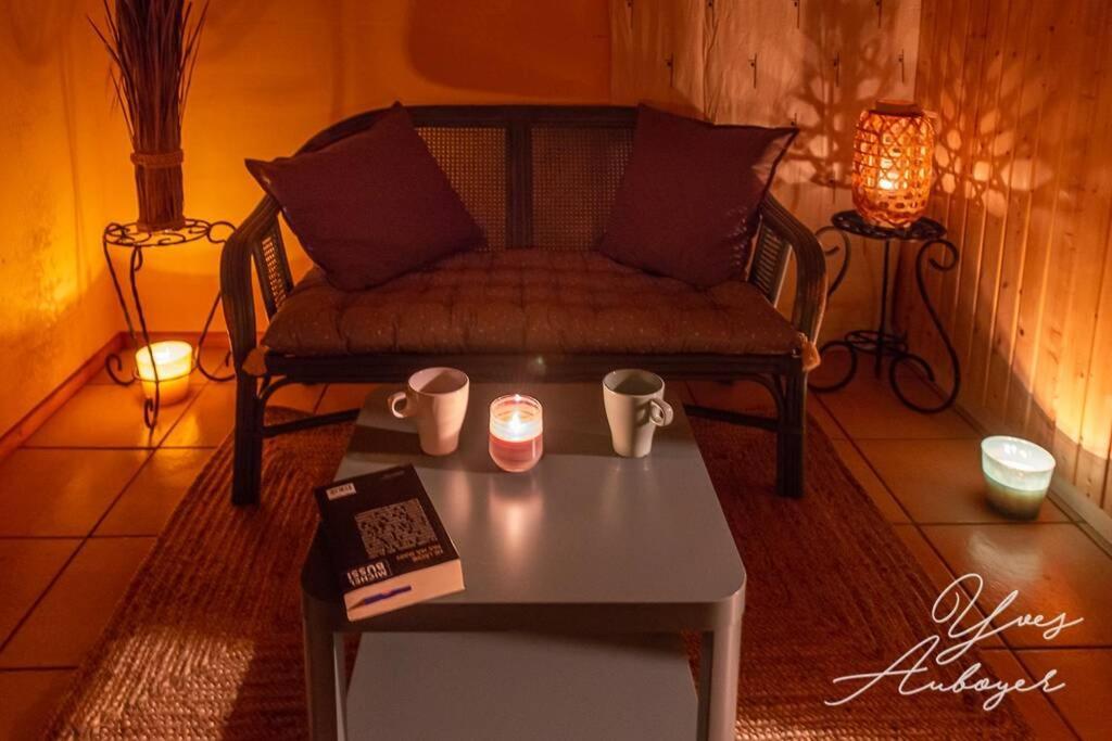 Chalet La Calougeotte, Jardin, Spa Et Sauna Prives Le Menil Exterior photo