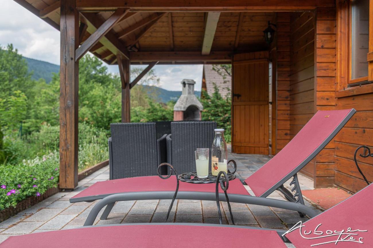 Chalet La Calougeotte, Jardin, Spa Et Sauna Prives Le Menil Exterior photo
