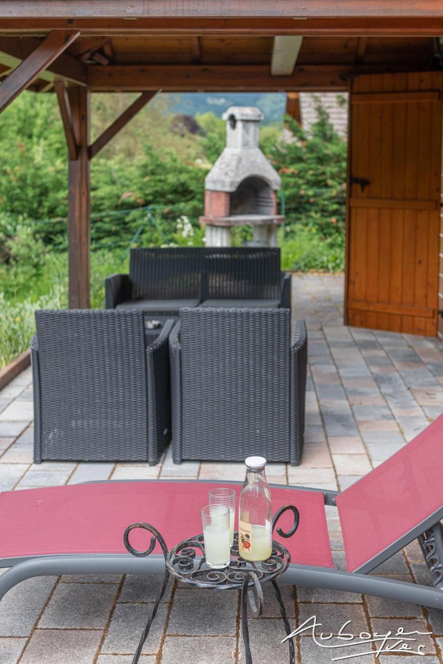 Chalet La Calougeotte, Jardin, Spa Et Sauna Prives Le Menil Exterior photo