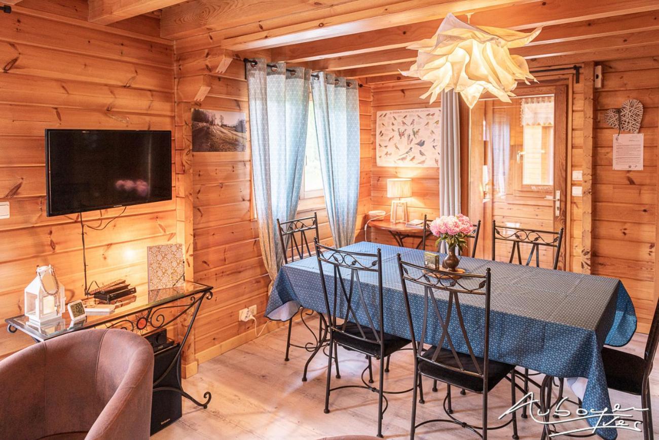 Chalet La Calougeotte, Jardin, Spa Et Sauna Prives Le Menil Exterior photo